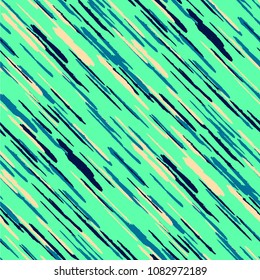 Diagonal Grunge Stripes. Abstract Texture with Brush Strokes. Scribbled Grunge Pattern for Fabric, Cloth, Paper Trendy Vector Background.