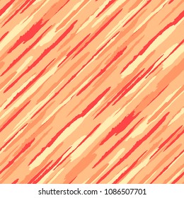 Diagonal Grunge Stripes. Abstract Texture with Brush Strokes. Scribbled Grunge Motif for Wallpaper, Print, Textile Trendy Vector Background.