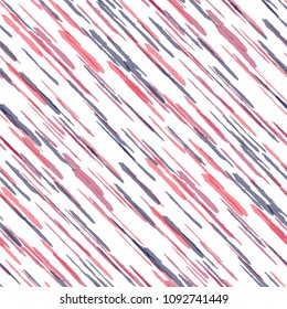 Diagonal Grunge Stripes. Abstract Texture with Brush Strokes. Scribbled Grunge Pattern for Wallpaper, Print, Textile Retro Vector Background with Stripes.