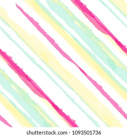 Diagonal Grunge Stripes. Abstract Texture with Brush Strokes. Scribbled Grunge Rapport for Wallpaper, Print, Textile Rustic Vector Background with Stripes.