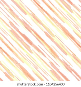 Diagonal Grunge Stripes. Abstract Texture with Dry Brush Strokes. Scribbled Grunge Motif for Fabric, Cloth, Paper Trendy Vector Background with Stripes.