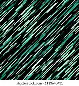 Diagonal Grunge Stripes. Abstract Texture with Dry Brush Strokes. Scribbled Grunge Motif for Fabric, Cloth, Textile Trendy Vector Background with Stripes.
