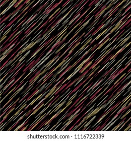 Diagonal Grunge Stripes. Abstract Texture with Brush Strokes. Scribbled Grunge Motif for Fabric, Cloth, Textile Rustic Vector Background with Stripes.