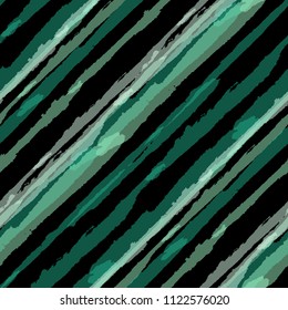 Diagonal Grunge Stripes. Abstract Texture with Brush Strokes. Scribbled Grunge Rapport for Fabric, Cloth, Textile Trendy Vector Background.