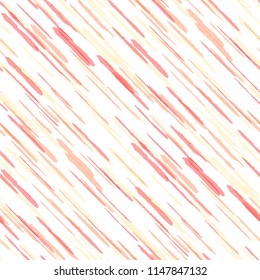 Diagonal Grunge Stripes. Abstract Texture with Dry Brush Strokes. Scribbled Grunge Pattern for Wallpaper, Print, Textile Retro Vector Background.