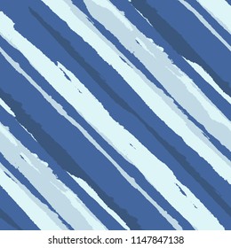 Diagonal Grunge Stripes. Abstract Texture with Brush Strokes. Scribbled Grunge Motif for Fabric, Cloth, Paper Retro Vector Background.