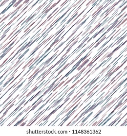 Diagonal Grunge Stripes. Abstract Texture with Dry Brush Strokes. Scribbled Grunge Motif for Fabric, Cloth, Paper Trendy Vector Background with Stripes.