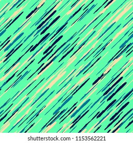 Diagonal Grunge Stripes. Abstract Texture with Dry Brush Strokes. Scribbled Grunge Rapport for Fabric, Print, Textile Trendy Vector Background with Stripes.