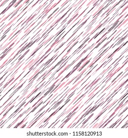 Diagonal Grunge Stripes. Abstract Texture with Dry Brush Strokes. Scribbled Grunge Rapport for Fabric, Cloth, Paper Trendy Vector Background with Stripes.