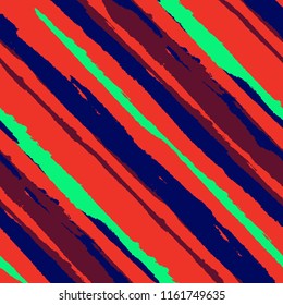 Diagonal Grunge Stripes. Abstract Texture with Dry Brush Strokes. Scribbled Grunge Rapport for Wallpaper, Print, Textile Rustic Vector Background with Stripes.