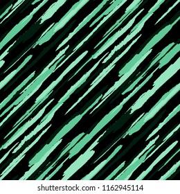 Diagonal Grunge Stripes. Abstract Texture with Brush Strokes. Scribbled Grunge Motif for Wallpaper, Print, Textile Trendy Vector Background.