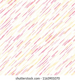 Diagonal Grunge Stripes. Abstract Texture with Dry Brush Strokes. Scribbled Grunge Pattern for Fabric, Print, Textile Retro Vector Background.