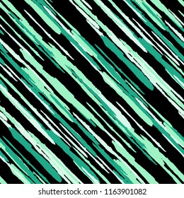 Diagonal Grunge Stripes. Abstract Texture with Brush Strokes. Scribbled Grunge Motif for Fabric, Cloth, Textile Retro Vector Background with Stripes.