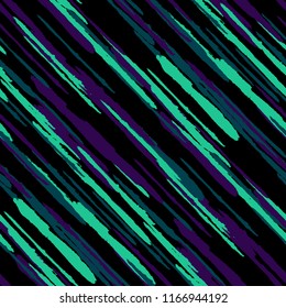 Diagonal Grunge Stripes. Abstract Texture with Dry Brush Strokes. Scribbled Grunge Pattern for Wallpaper, Print, Textile Rustic Vector Background with Stripes.