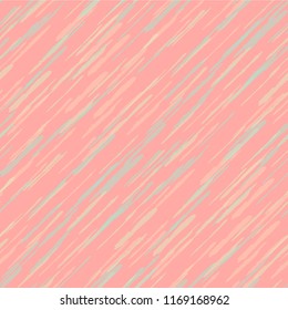 Diagonal Grunge Stripes. Abstract Texture with Brush Strokes. Scribbled Grunge Rapport for Fabric, Cloth, Textile Retro Vector Background.