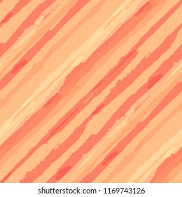 Diagonal Grunge Stripes. Abstract Texture with Dry Brush Strokes. Scribbled Grunge Rapport for Fabric, Print, Textile Trendy Vector Background with Stripes.