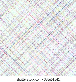 Diagonal grunge texture. Abstract seamless pattern. Pattern fills. Random lines. checkered template. Simple design for wallpaper, web page background, surface textures.