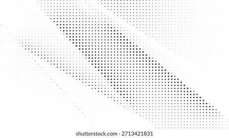 Fondo de desvanecimiento de punto de semitono diagonal para carteles mínimos, diseños de marca, Anuncios de Sitio web, Ilustración vectorial de diseño digital abstracto