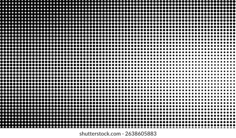 Diagonal Halftone Dots Fading Pattern