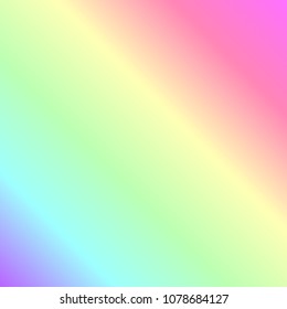 Diagonal hologram background. Colorful trendy illustration.