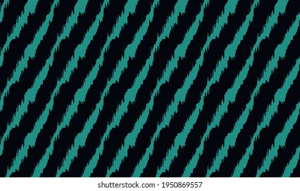 Diagonal ikat stripes. Geometric folklore ornament. Tribal ethnic vector texture. Seamless pattern in Aztec style. Folk embroidery. Indian, Scandinavian, Gypsy, Mexican, African rug.