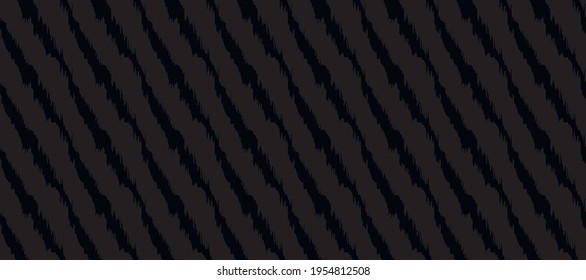 Diagonal ikat stripes. Geometric folklore ornament. Tribal ethnic vector texture. Seamless pattern in Aztec style. Folk embroidery. Indian, Scandinavian, Gypsy, Mexican, African rug.