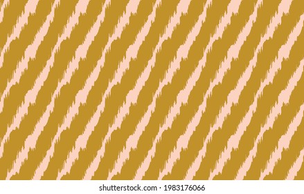 Diagonal ikat stripes. Geometric folklore ornament. Tribal ethnic vector texture. Seamless pattern in Aztec style. Folk embroidery. Indian, Scandinavian, Gypsy, Mexican, African rug.