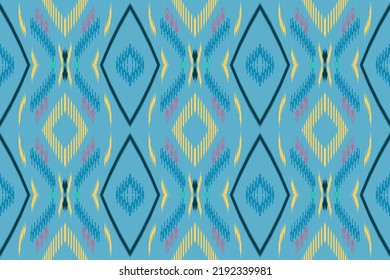 Diagonal ikat stripes. Simple ikat motifs abstract tribal Aztec art Design for background,carpet,wallpaper,clothing,wrapping,Batik,fabric,Vector illustration. embroidery style.