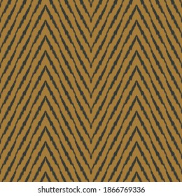 Diagonal ikat stripes. Zigzag pattern seamless. Geometric chevron abstract illustration, wallpaper. Tribal ethnic vector texture. Aztec style. Folk embroidery. Indian, Scandinavian,  African rug.