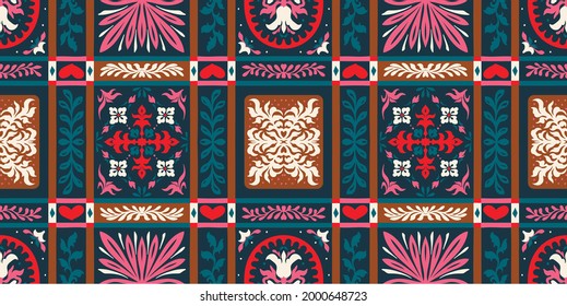 Diagonal ikat stripes. Zigzag pattern seamless. Geometric chevron abstract illustration, wallpaper. Tribal ethnic vector texture. Aztec style. Folk embroidery. Indian, Scandinavian, African rug.