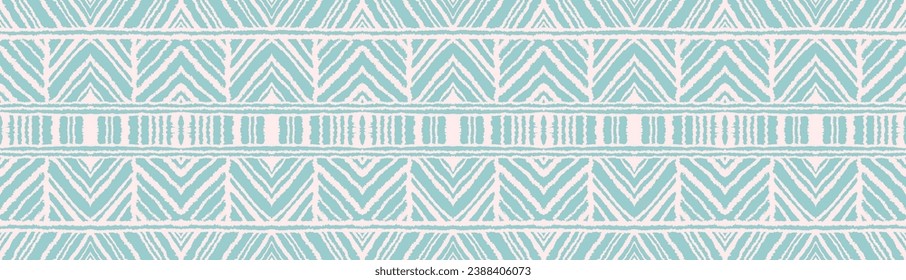 Diagonal ikat stripes. Zigzag pattern seamless. Geometric chevron abstract illustration, wallpaper. Tribal ethnic vector texture. Aztec style. Folk embroidery. Indian, Scandinavian, African rug.