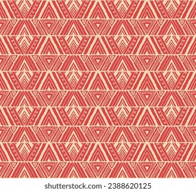 Bandes d'ikat diagonales. Motif zigzag harmonieux. Illustration abstraite chevron géométrique, fond d'écran. Texture vectorielle ethnique tribale. Style aztèque. Broderie folk. indien, scandinave, tapis africain.