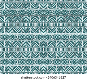 Diagonal ikat stripes. Zigzag pattern seamless. Geometric chevron abstract illustration, wallpaper. Tribal ethnic vector texture. Aztec style. Folk embroidery. Indian, Scandinavian, African rug.