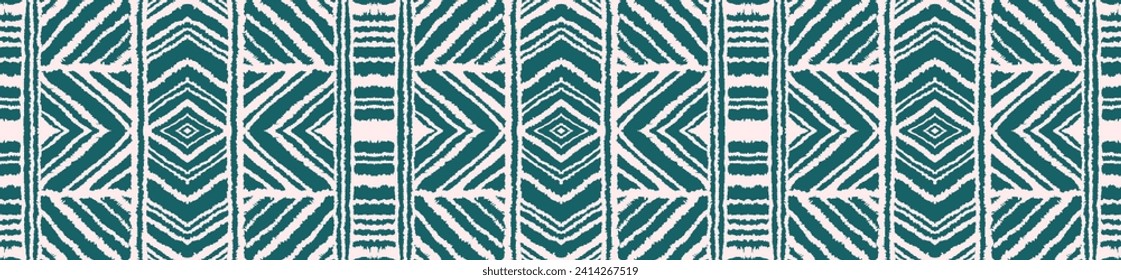 Diagonal ikat stripes. Zigzag pattern seamless. Geometric chevron abstract illustration, wallpaper. Tribal ethnic vector texture. Aztec style. Folk embroidery. Indian, Scandinavian, African rug.