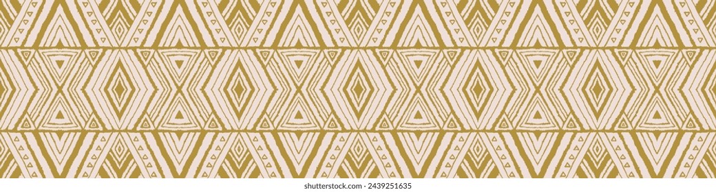 Diagonal ikat stripes. Zigzag pattern seamless. Geometric chevron abstract illustration, wallpaper. Tribal ethnic vector texture. Aztec style. Folk embroidery. Indian, Scandinavian, African rug.