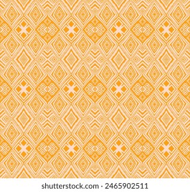 Diagonal ikat stripes. Zigzag pattern seamless. Geometric chevron abstract illustration, wallpaper. Tribal ethnic vector texture. Aztec style. Folk embroidery. Indian, Scandinavian, African rug.