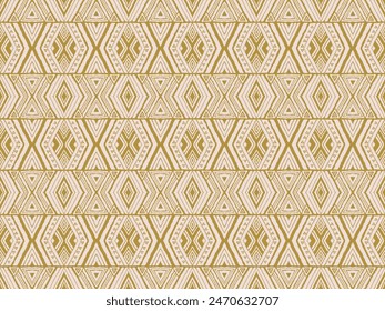 Diagonal ikat stripes. Zigzag pattern seamless. Geometric chevron abstract illustration, wallpaper. Tribal ethnic vector texture. Aztec style. Folk embroidery. Indian, Scandinavian, African rug.
