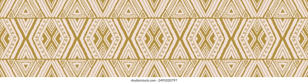 Diagonal ikat stripes. Zigzag pattern seamless. Geometric chevron abstract illustration, wallpaper. Tribal ethnic vector texture. Aztec style. Folk embroidery. Indian, Scandinavian, African rug.