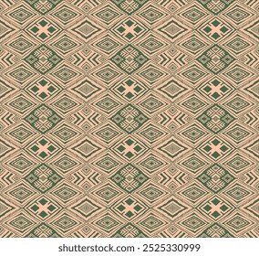 Diagonal ikat stripes. Zigzag pattern seamless. Geometric chevron abstract illustration, wallpaper. Tribal ethnic vector texture. Aztec style. Folk embroidery. Indian, Scandinavian, African rug.
