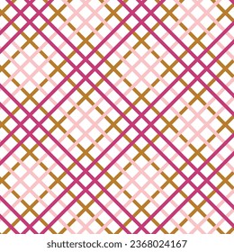 Diagonal intertwined knitted lines pattern