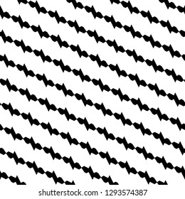 Diagonal jagged lines background. Wavy image. Zigzag stripes motif. Triangular waves ornament. Abstract backdrop. Digital paper, textile print, web design. Seamless pattern