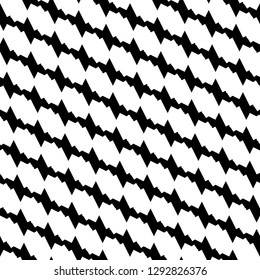 Diagonal jagged lines background. Zigzag stripes motif. Triangular waves ornament. Wavy image. Abstract backdrop. Digital paper, textile print, web design. Seamless pattern