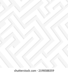 Diagonal labyrinth maze seamless pattern