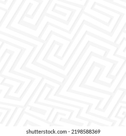 Diagonal labyrinth maze seamless pattern