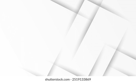 Diagonal layered white stripes background