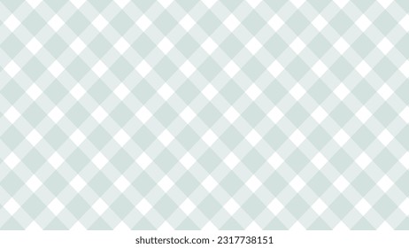 Diagonal light blue  plaid on the white background