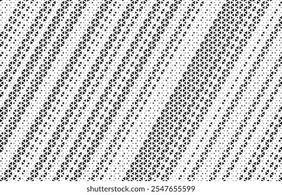 Padrão de triângulos de meio-tom de linha diagonal. Fundo de gradiente geométrico abstrato. Ilustração vetorial, EPS 10.