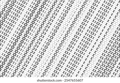 Diagonal Line Halftone triangles pattern. Abstract geometric gradient background. Vector illustration, EPS 10.