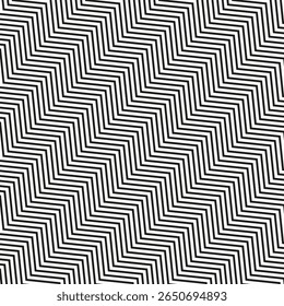 Padrão de linha diagonal. Projeto geométrico abstrato. Textura de tarja monocromática. Ilustração gráfica vetorial.