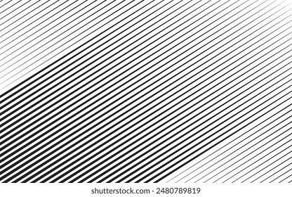 Diagonal line pattern background. Editable stroke pattern and abstract background.